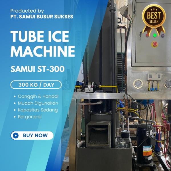 Mesin Es Kristal 300 Kg/Hari Terbaik untuk UMKM – Samui ST-300 Resmi